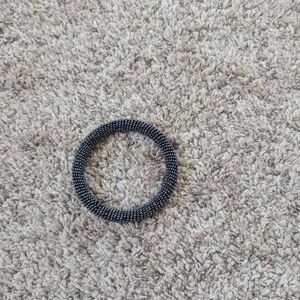 Source Unknown Black Beaded Bracelet